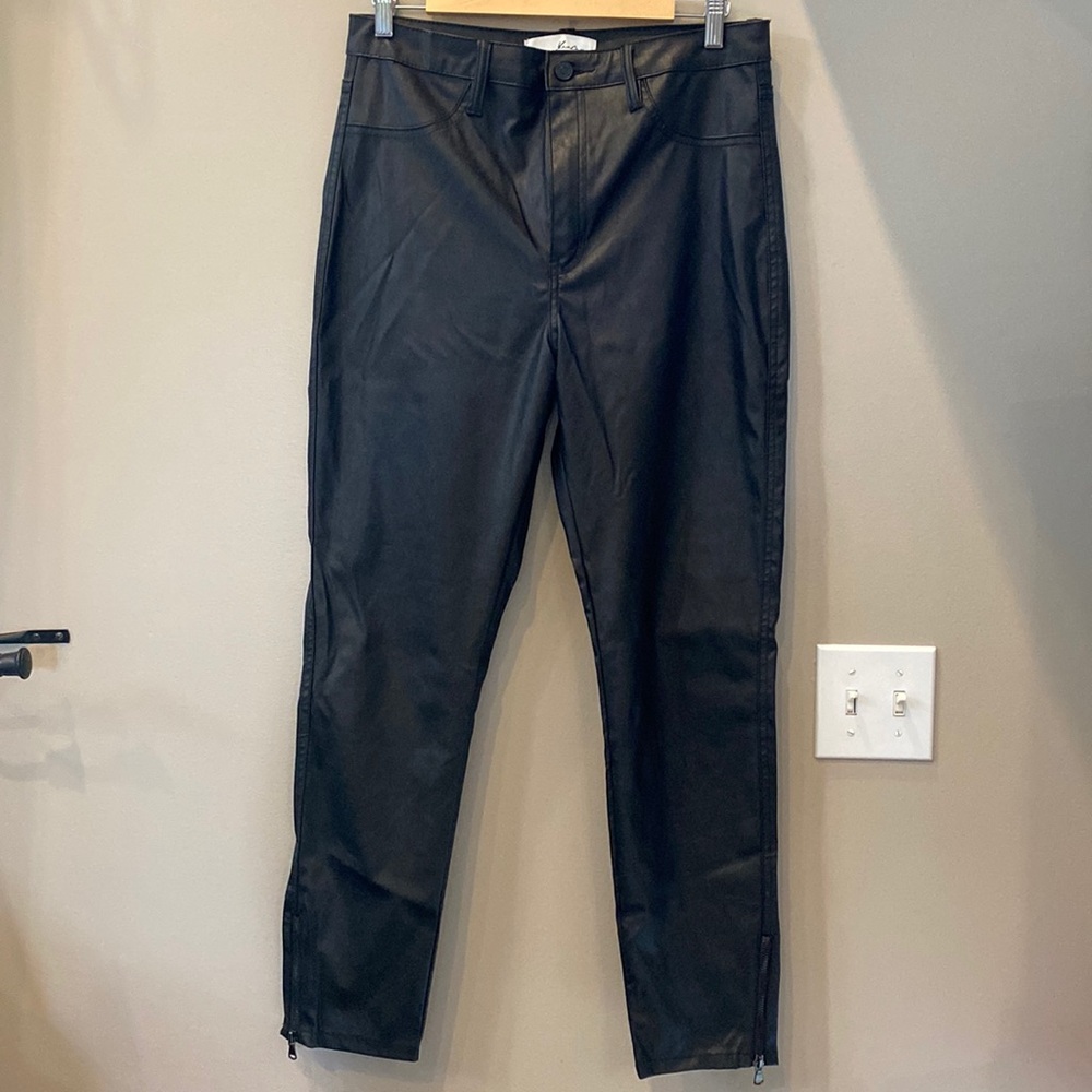 NWOT- KanCan faux leather pants